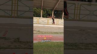 Long jump technique ❤️ jumperaj trackandfield youtubeshorts [upl. by Eudora]