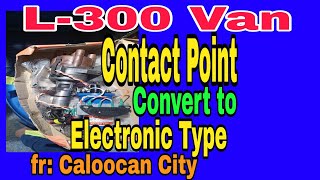 Mitsubishi L300 Van contact Point Convert to Electronic type 3 way Settings [upl. by Aerb]