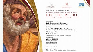 2 Edizione Lectio Petri 1° incontro  «Nel nome di Gesù il Nazareno alzati e cammina» [upl. by Apilef]