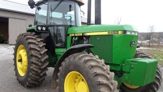 1991 JD 4455 Tractor with 33 Hours Sold for 155000 [upl. by Nnahsal]