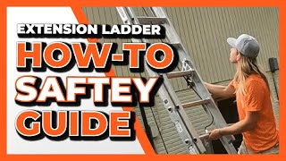 Ladder Safety Guide  Extension Ladder Safety Accessories amp HowTo [upl. by Fleece342]