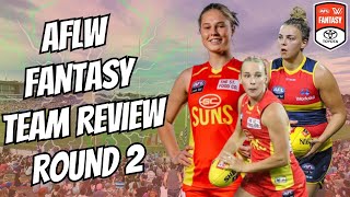 AFLW Fantasy 2024 Team Review Round 2 [upl. by Charlot756]