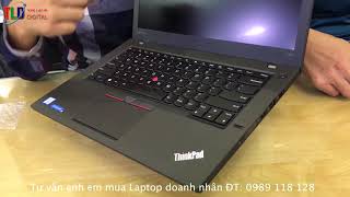 Trên tay sản phẩm Laptop doanh nhân Lenovo Thinkpad T460 [upl. by Nazler]