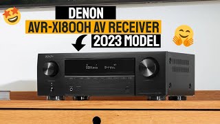 New 72 Channel AV Receiver  Denon AVRX1800H Review 2023 Model [upl. by Lars52]