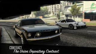 Gta 5 Online Union Depository Heist [upl. by Ahsinit98]