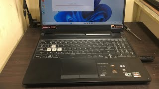 ASUS TUF Gaming A15 Laptop NVME Upgrade [upl. by Airamat100]