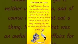 The Wolf amp the Crane  English Story  Learn English Though Best English Story  Improve English [upl. by Graniela]