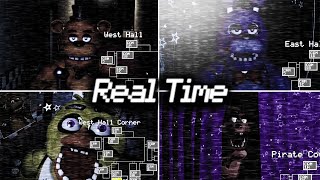 Five Nights At Freddys But Its In REAL TIME [upl. by Aissatsan]