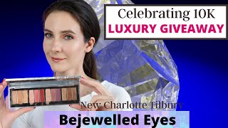 Charlotte Tilbury Bejewelled Eyes to Hypnotise  Holiday 2020  Swatches  Looks [upl. by Melisa]