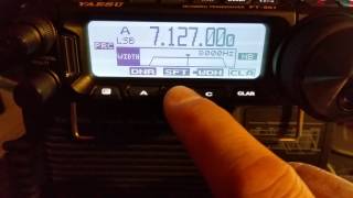 Yaesu FT891 on the 40 meter band [upl. by Anier]