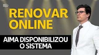 RENOVAÇÃO ONLINE DISPONIBILIZADA PELA AIMA Ep 1253 [upl. by Mela145]