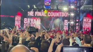 AEW All In Bryan Danielsons entrance live fan view [upl. by Razid73]