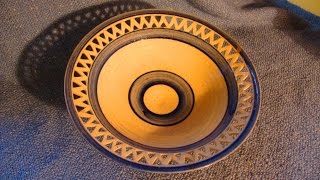 Pottery Carving  Piercing a geometric pattern on a clay bowl [upl. by Aggarwal]