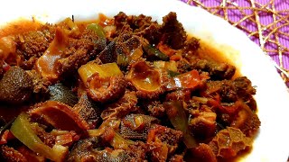 How to cook tripeBeef offals recipemogodumatumbo recipeSouth African tripe recipe [upl. by Uhthna661]