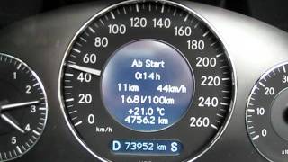 Mercedes Benz CLK 240 Sound and Acceleration 0  100 [upl. by Akino]