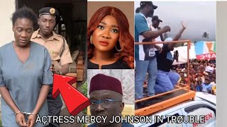 What Happen to Açtress Mercy Johnson during her APC Cāmpaign in Edo State [upl. by Jarek]