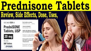 Prednisone 20 mg Tablet Prednisone Tablet uses  Prednisone Steroid Side Effects Dose Uses [upl. by Humble]