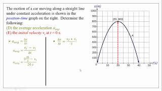 PositionTime Graph4 [upl. by Ailimaj292]