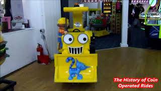 2000s Coin Operated Digger Kiddie Ride  Bob the Builder Scoop [upl. by Keyes204]