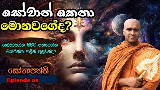 සෝවාන් කෙනා මොනවගේද සෝතාපත්ති Episode 01 [upl. by Euqinomahs]