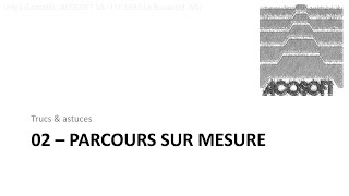 ATHENA  Trucs amp astuces n° 02  Parcours sur mesure [upl. by Ennaed]