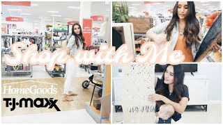 HomeGoods amp TJMaxx Ultimate Shop with Me Redoing My Home 🏡 Cutest finds [upl. by Kin]