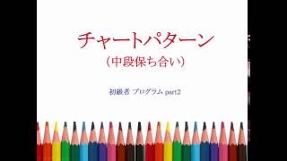 31チャートパターン（中段保ち合い） [upl. by Katsuyama]