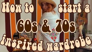 How to start a 60s amp 70s style wardrobe  dressing vintage  1960s amp 1970s fashion [upl. by Tigdirb]