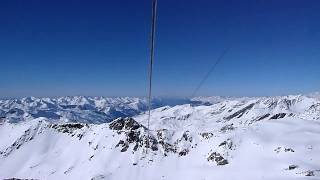 Orelle to Val Thorens Zip line Wire The tyrolienne [upl. by Terej46]