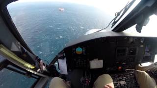 EC155 landing on helideck [upl. by Mikeb408]