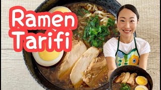 Evde Ramen nasıl yapılır Tavuklu Ramen tarifi 海外でラーメンの作り方 [upl. by Eduardo]