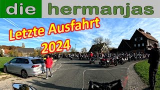 Letzte Fahrt in einem tollen bunten Herbst Mit Besuch Bikertreff Kathi Bräu in Heckenhof [upl. by Ttemme]