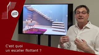 Cest quoi un escalier flottant [upl. by Haelahk]