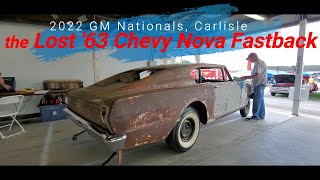 The Lost 63 Chevy Nova Fastback at the 2022 GM Nationals Carlisle [upl. by Marvin]