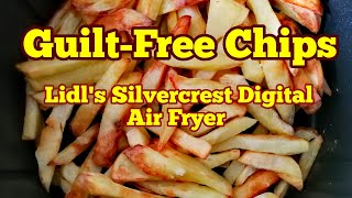 Lidls GuiltFree Chips Silvercrest Digital Air Fryer  Unboxing Review amp Use Healthy Oil Free [upl. by Ledniahs]