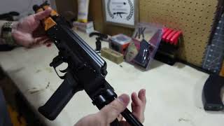 Making the AK Pistol Useable Part 1  Installing CNC Warrior Brace on Mini Jack AK Pistol [upl. by Mazur956]