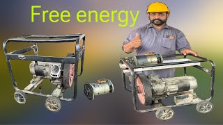 Make a free energy 220v  gasoline generator converting to free energy generator [upl. by Stranger994]