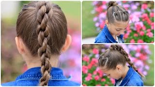 How to Create a Chain Link Braid  Sport Hairstyles [upl. by Bonneau248]