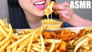 ASMR MOST POPULAR FAST FOOD FRIES  CHEESE SAUCE No Talking  ASMR Phan [upl. by Errol531]