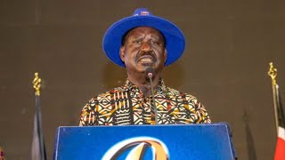 LIVE Raila Odinga Speaks moments after President Ruto dissolved Cabinet [upl. by Adahsar736]