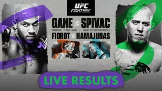 UFC PARIS LIVE GANE VS SPIVAK LIVESTREAM amp FULL FIGHT NIGHT COMPANION [upl. by Kristal464]