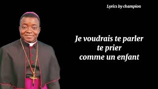 Mgr Barrigah Les mains vides Lyrics by champion [upl. by Ahtikal]