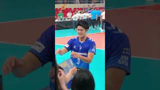 Osaka Bluteon with fans japanvolleyball osakabluteon panasonicpanthers [upl. by Chapnick606]