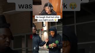 That boy really went through it with that hot chip 😭💔 fyp reaction laugh chip meme viral [upl. by Tewfik]