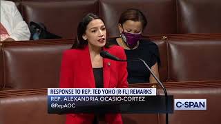 Alexandria OcasioCortez Responds to Representative Yohos quotApologyquot For His ‘Fking Bitch’ Insult [upl. by Krueger]