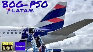 TRIP REPORT LATAM A319  Bogotá  Pasto  Espera Sobre Mercaderes HD [upl. by Syxela]