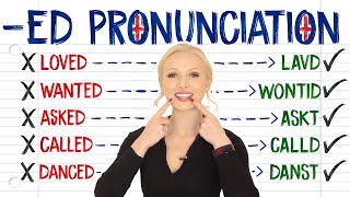 ED pronunciation  t d or id pronounce PERFECTLY every time  Free PDF amp Quiz [upl. by Ulund]