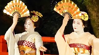 Geisha Dance Performance Under the Autumn Leaves [upl. by Sculley]