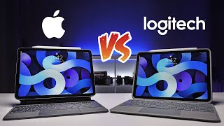 WHY PAY MORE Apple Magic Keyboard vs Logitech Folio Touch [upl. by Engel]