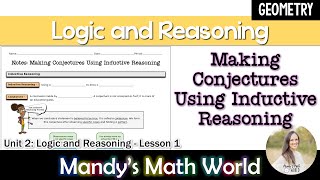 Making Conjectures Using Inductive Reasoning [upl. by Nerw618]